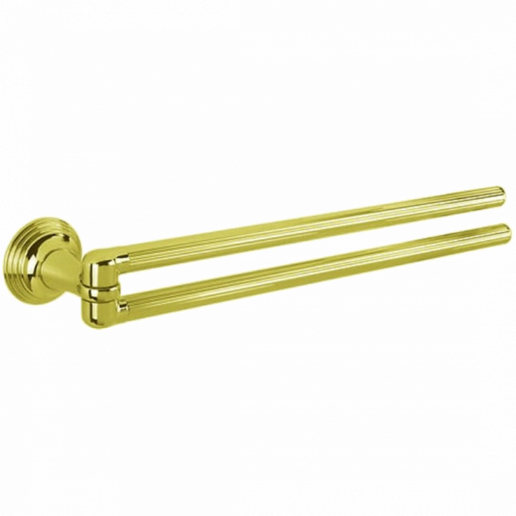 Полотенцедержатель COLOMBO DESIGN HERMITAGE B3312.GOLD двойной