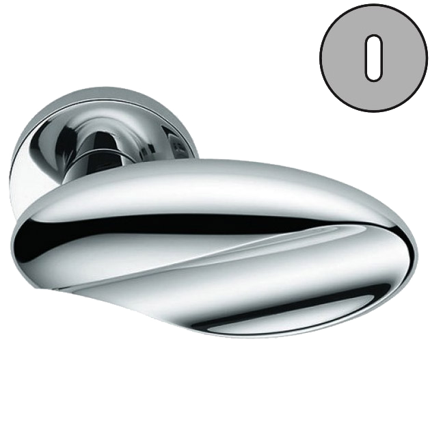 Дверная ручка Colombo MOON BD15R.CM хром матовый
