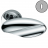 Дверная ручка Colombo MOON BD15R.CM хром матовый