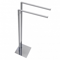 Стойка COLOMBO DESIGN MINI Q B5038 с полотенцедержателем двойным цвет хром