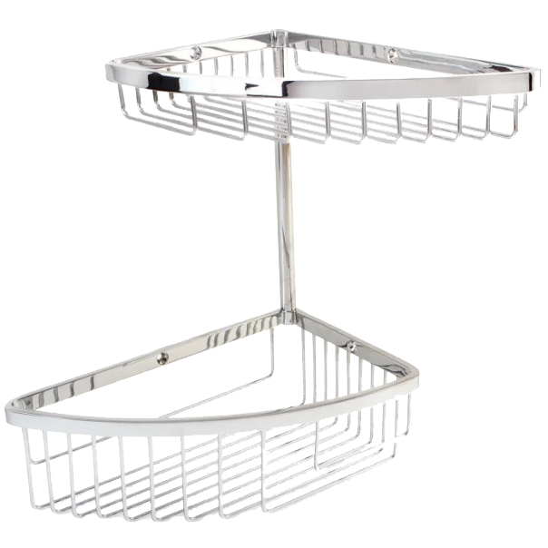 Полочка корзинка COLOMBO DESIGN ANGOLARI B9609 угловая двойная