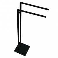 Стойка COLOMBO DESIGN MINI Q B5038.NM с полотенцедержателем двойным цвет черный матовый