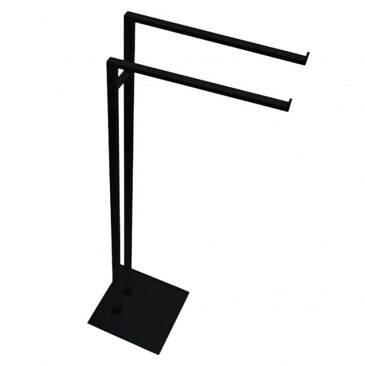 Стойка COLOMBO DESIGN MINI Q B5038.NM с полотенцедержателем двойным цвет черный матовый