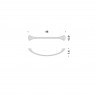 Полотенцедержатель COLOMBO DESIGN LINK B2410 широкий