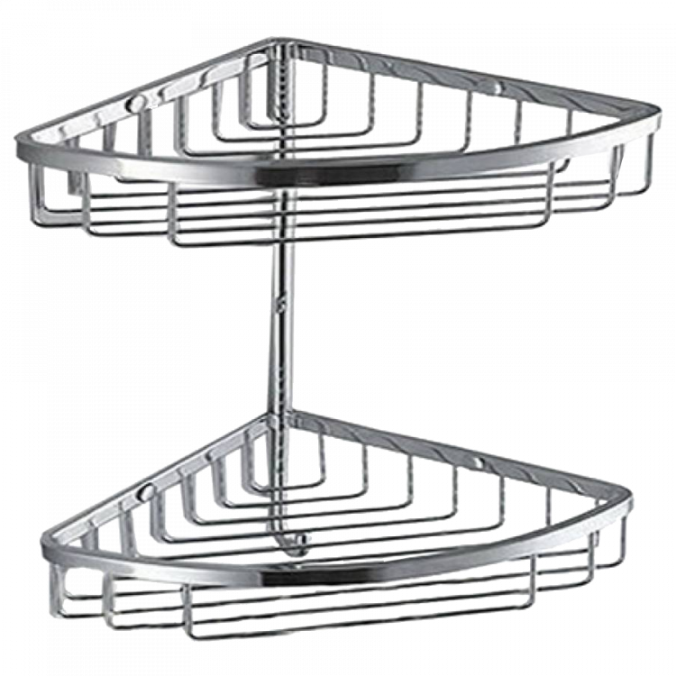 Полочка корзинка COLOMBO DESIGN ANGOLARI B9617 угловая двойная с крючком