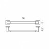 Полотенцедержатель COLOMBO DESIGN BASICQ B3710 широкий