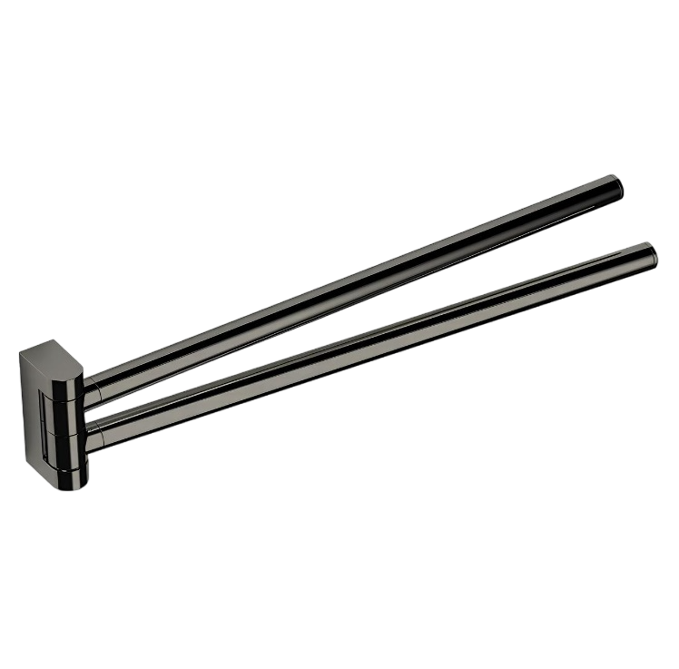 Полотенцедержатель COLOMBO DESIGN MINI B4012.HPS1 двойной цвет нержавеющая сталь