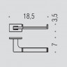  Держатель туалетной бумаги COLOMBO DESIGN LOOK B1608.BM без крышки