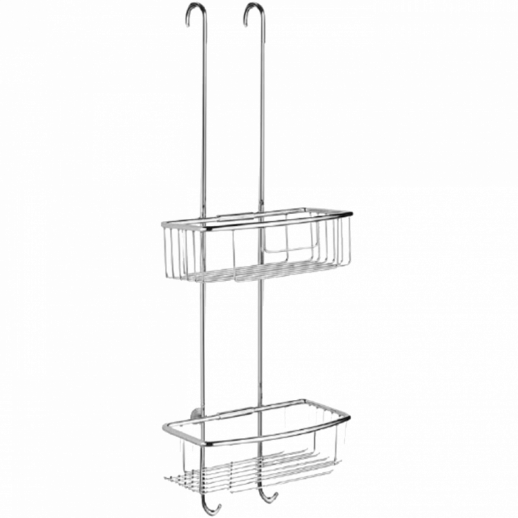Полочка корзинка COLOMBO DESIGN CAVALLETTI E SEDILI B9635 навесная двойная с крючками