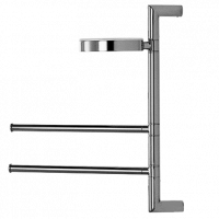 Стойка COLOMBO DESIGN PLANETS B9824 настенная с полотенцедержателем с мыльницей