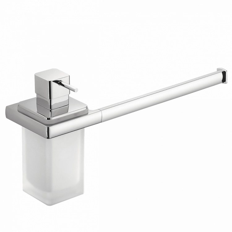 Полотенцедержатель с дозатором COLOMBO DESIGN LULU B6274 настенный