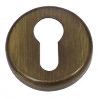 Накладка под цилиндр Colombo Rosetta CD63 GB античная латунь