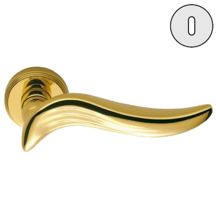 Дверная ручка Colombo PIUMA AR11R золото