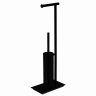 Стойка COLOMBO DESIGN SQUARE B9907.NM напольная с держателем туалетной бумаги и ершиком