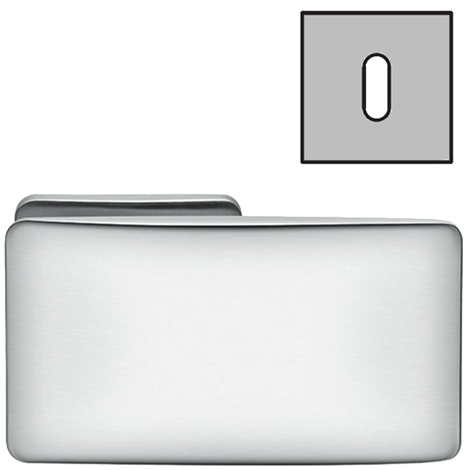 Дверная ручка Colombo BOLD PT15R хром матовый