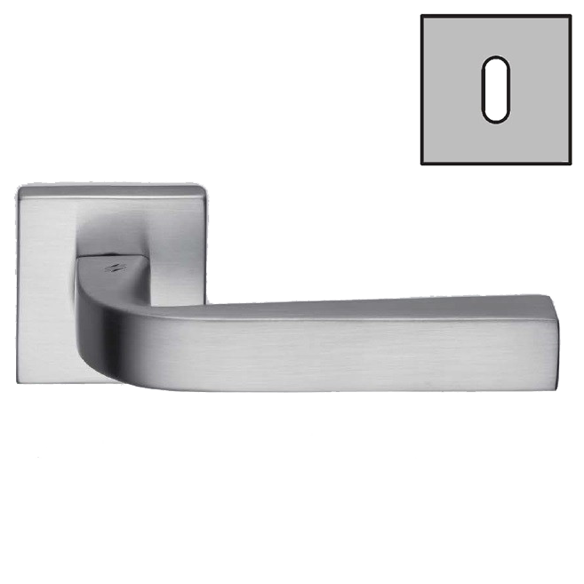 Дверная ручка Colombo PRIUS MA11R хром матовый