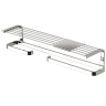 Полочка COLOMBO DESIGN TIME W4276.SX с бумагодержателем с полотенцедержателем с металлической полочкой