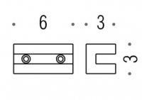 Запасной держатель для полки Colombo Look B16PZ