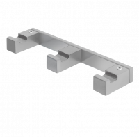 Крючок COLOMBO DESIGN MINI Q CD137 тройной цвет хром