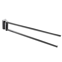 Полотенцедержатель COLOMBO DESIGN LUNA B0112 двойной поворотный