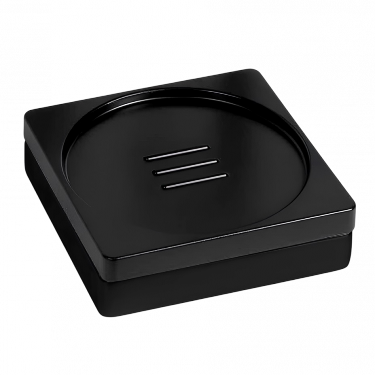 Мыльница COLOMBO DESIGN MINI Q B5040.NM настольная цвет черный матовый