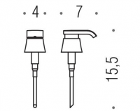 Помпа дозатора Colombo Alize запасная B9371