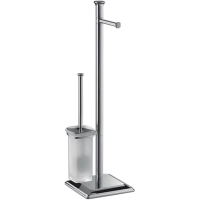 Стойка COLOMBO DESIGN PORTOFINO B3218 напольная с держателем туалетной бумаги и ершиком