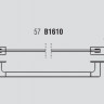 Полотенцедержатель COLOMBO DESIGN LOOK B1611.BM широкий