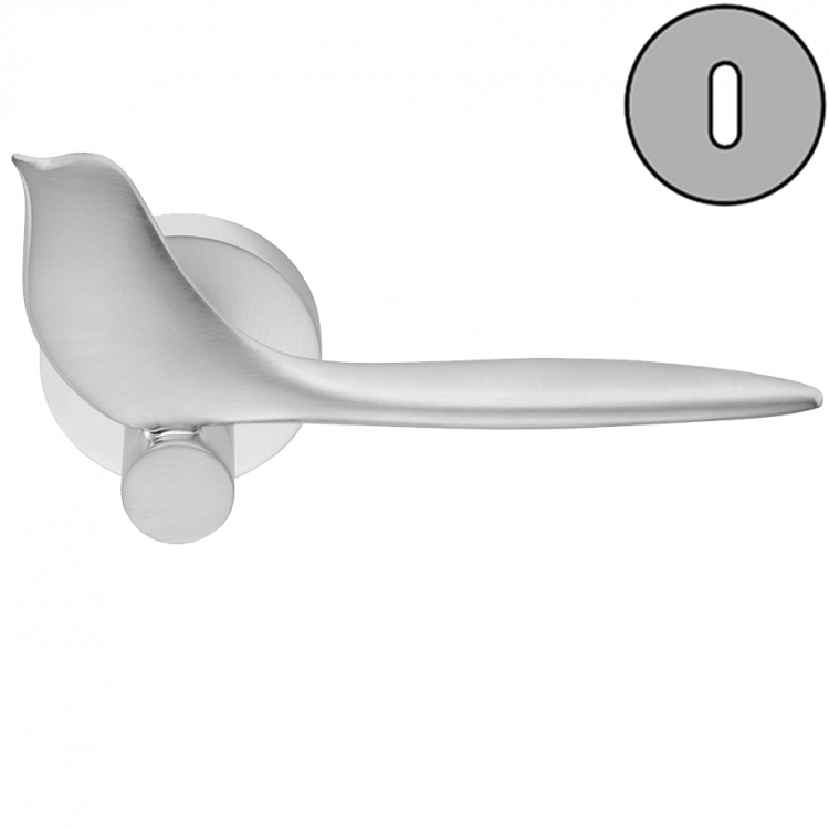 Дверная ручка Colombo TWITTY TK11R хром матовый
