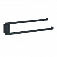 Полотенцедержатель COLOMBO DESIGN MINI Q B5012.GM двойной цвет графит матовый