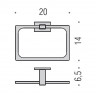 Полотенцедержатель COLOMBO DESIGN LOOK B1631 кольцо