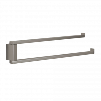 Полотенцедержатель COLOMBO DESIGN MINI Q B5012.HPS1 двойной цвет нержавеющая сталь