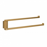 Полотенцедержатель COLOMBO DESIGN MINI Q B5012.OM двойной цвет золото матовое