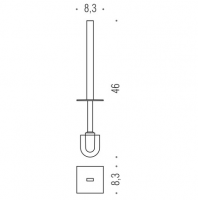 Запасная щётка для туалетного ёршика Colombo Look B1668