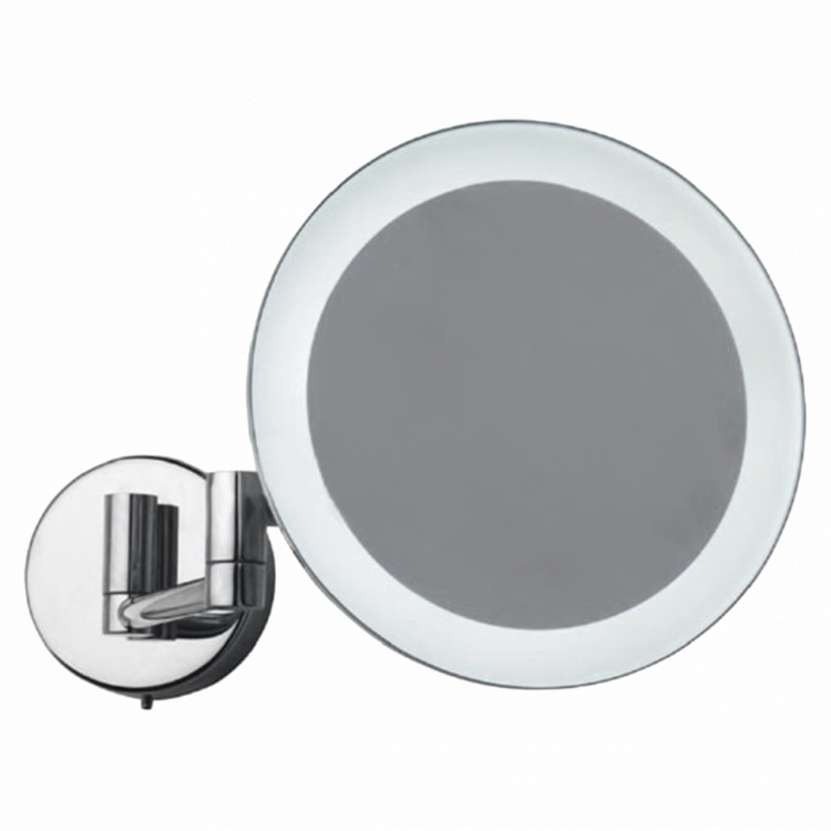 Косметическое зеркало COLOMBO DESIGN SPECCHI INGRANDITORI B9751 настенное с подсветкой увеличение 3 раза питание от сети