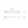 Полотенцедержатель COLOMBO DESIGN BASIC B2712 двойной поворотный
