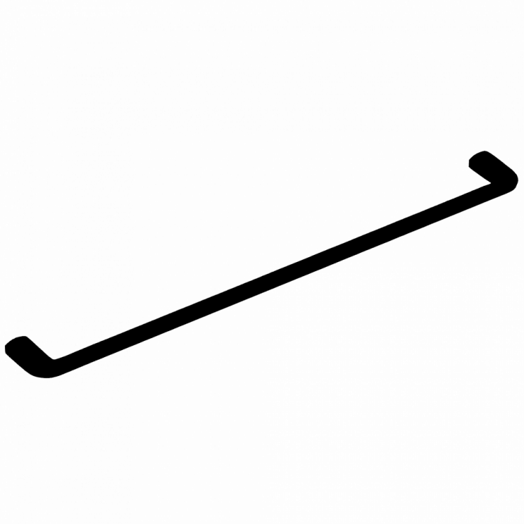 Полотенцедержатель COLOMBO DESIGN TRENTA B3011.NM широкий