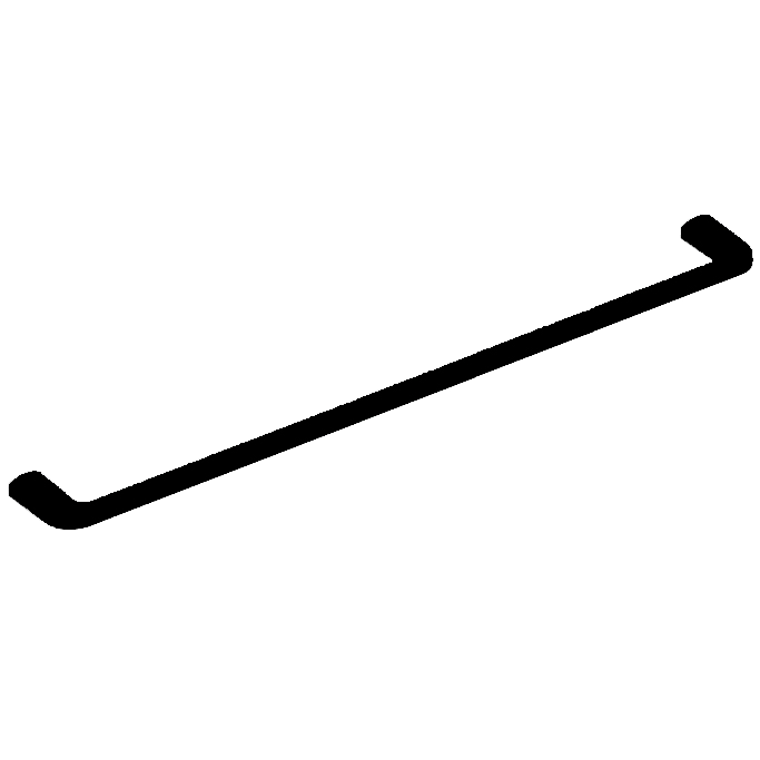 Полотенцедержатель COLOMBO DESIGN TRENTA B3011XL.NM широкий